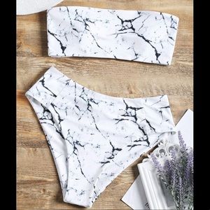 Marble bathing suit